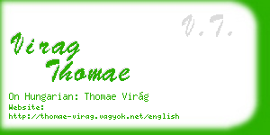virag thomae business card